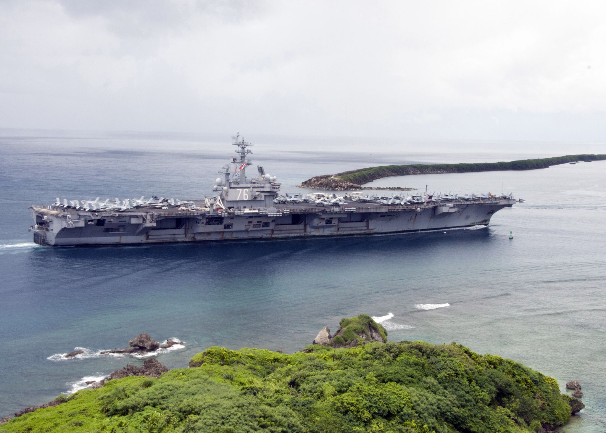 Guam, USS Ronald Reagan