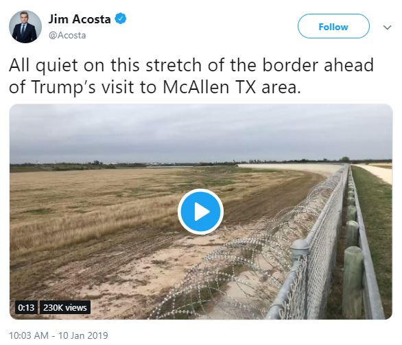 Jim Acosta border wall national emergency