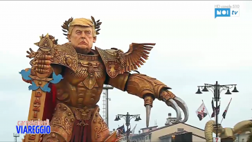 God Emperor Trump Italy Viareggio Carnival