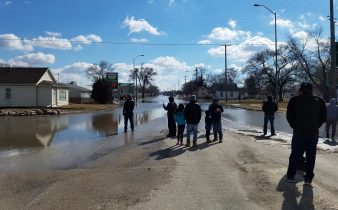 Fremont Flooding Main Road